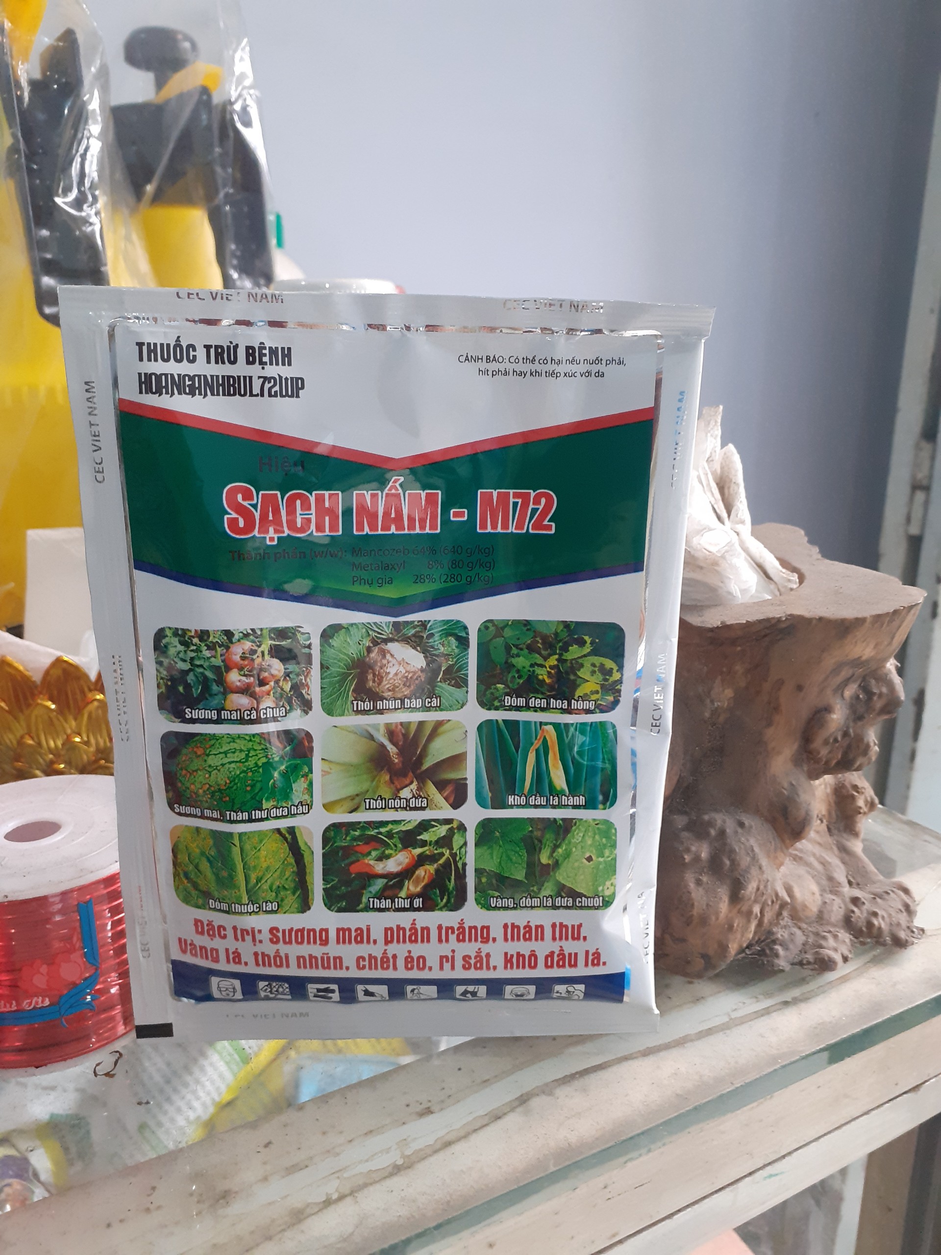 Chế phẩm sạch nấm trên cây trồng