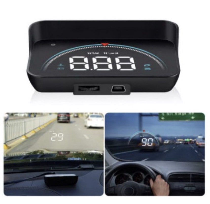 HUD HIỂN THỊ THÔNG SỐ LÊN KÍNH LÁI CHỐNG CHOÁ M8 CẮM CỔNG OBD