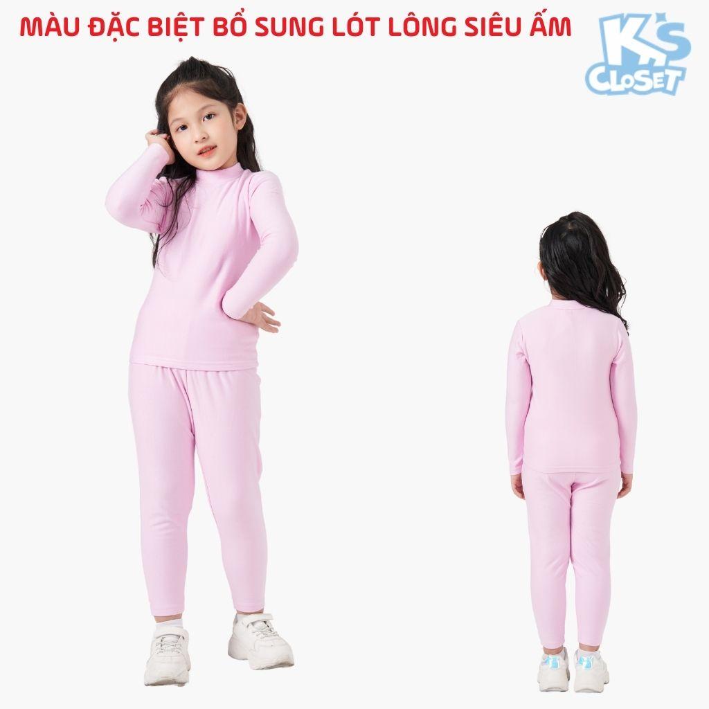 Bộ Quần Áo Giữ Nhiệt K's Closet Cho Bé Trai Và Bé Gái (2- 14 Tuổi) E013ONF / KT242ONF / KT362ONF / KT218ONF