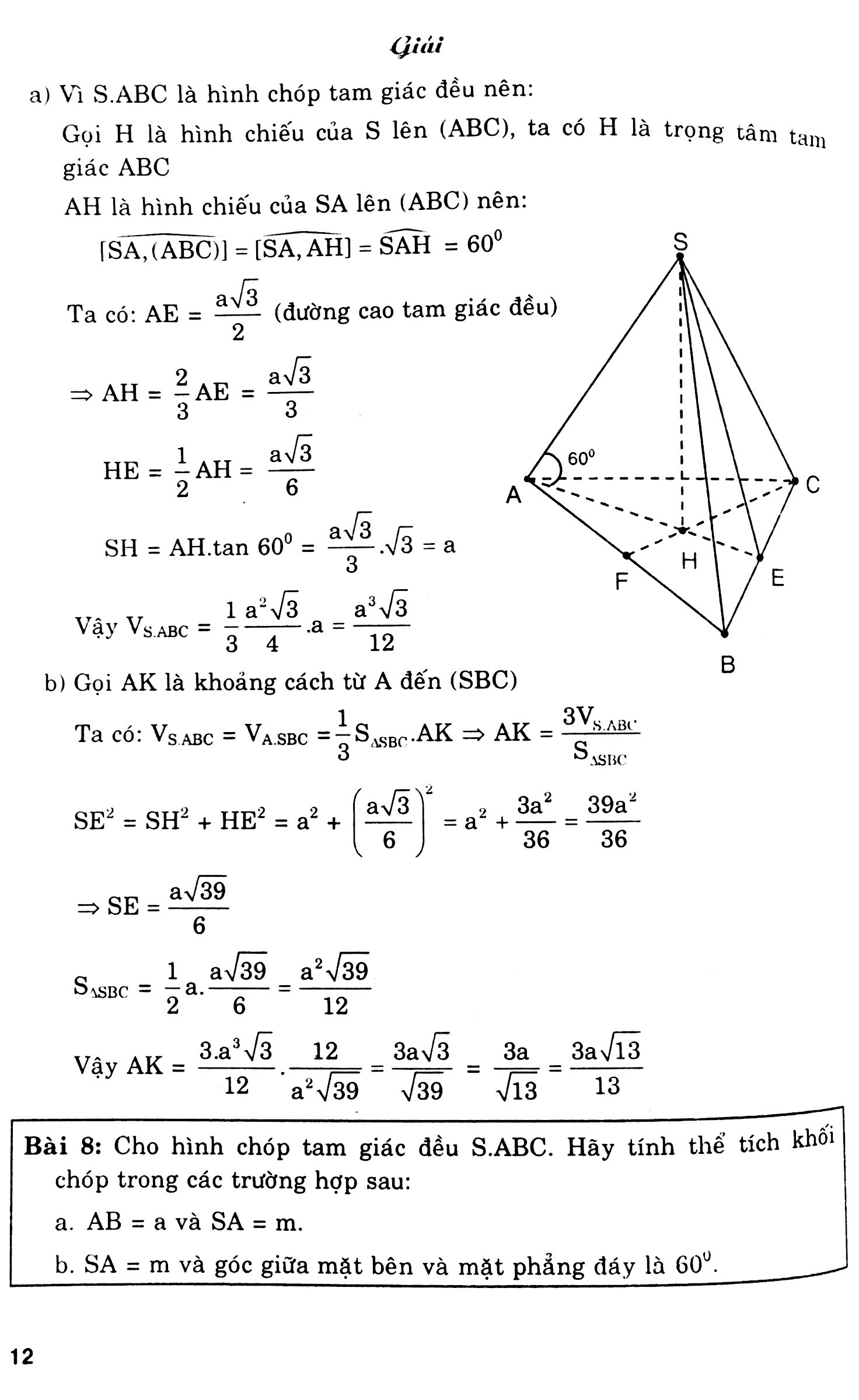 Phân Loại Và Phương Pháp Giải Các Dạng Bài Tập Hình Học 12