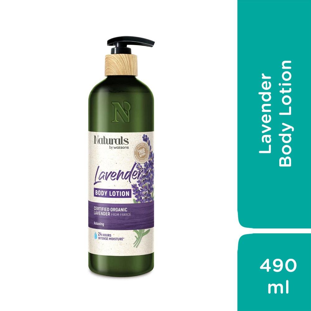 Sữa Dưỡng Thể Naturals By Watsons Hương Lavender True Natural Lavender Body Lotion 490ml