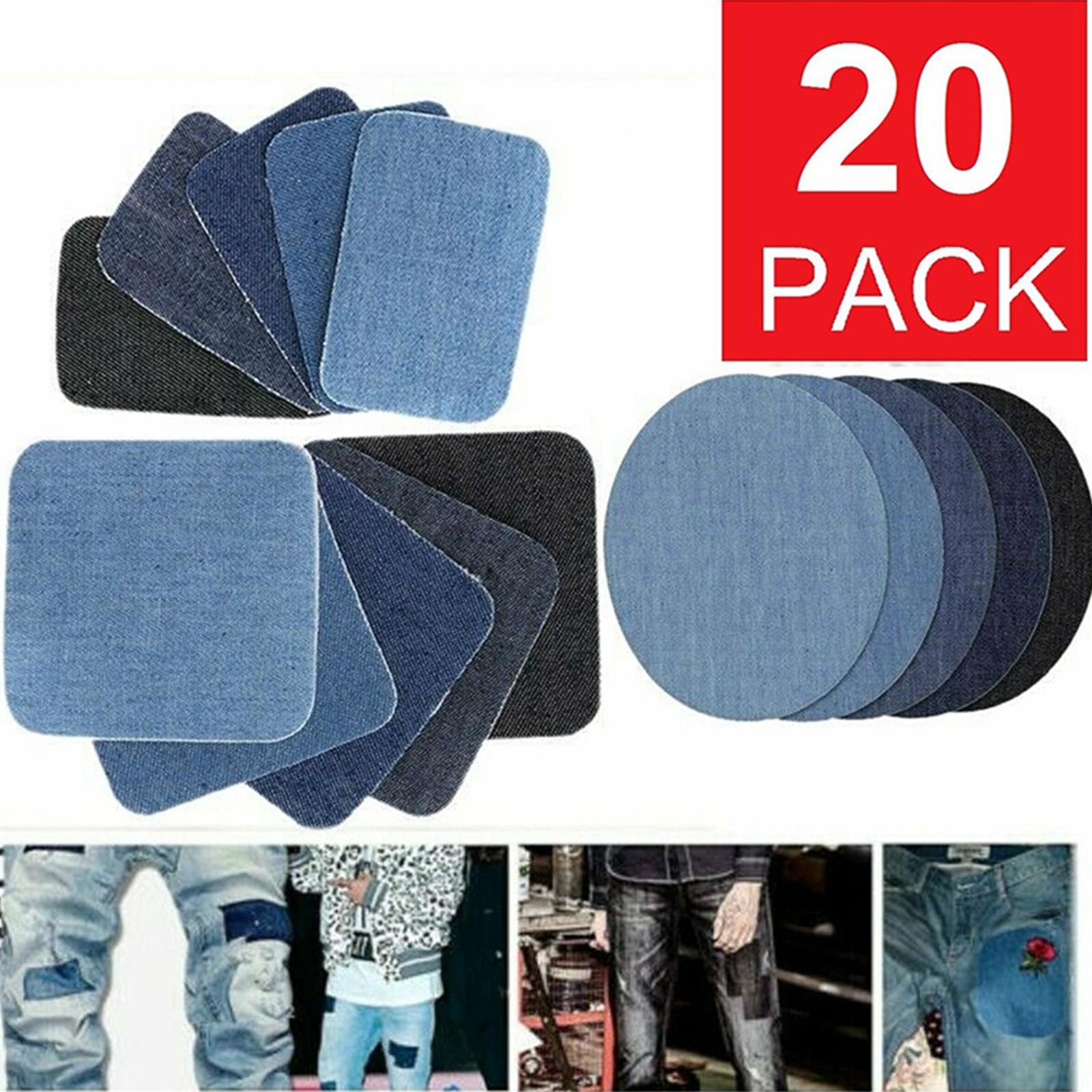 20 Miếng dán quần jean bằng vải denim