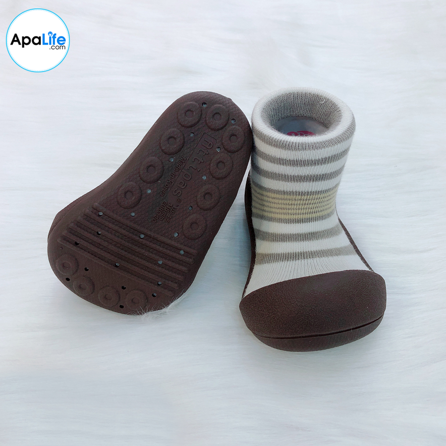 Hình ảnh Attipas Natural Herb - 2 Tone/ AT032 - Giày tập đi cho bé trai /bé gái từ 3 - 24 tháng nhập Hàn Quốc: đế mềm, êm chân & chống trượt