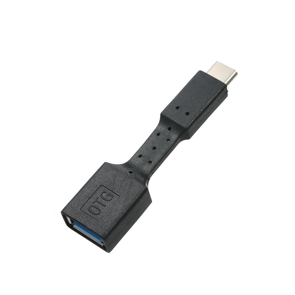 Type C to USB 2.0 Convert Connector Charging Data Sync Male to Female Adapter OTG Adapter Black