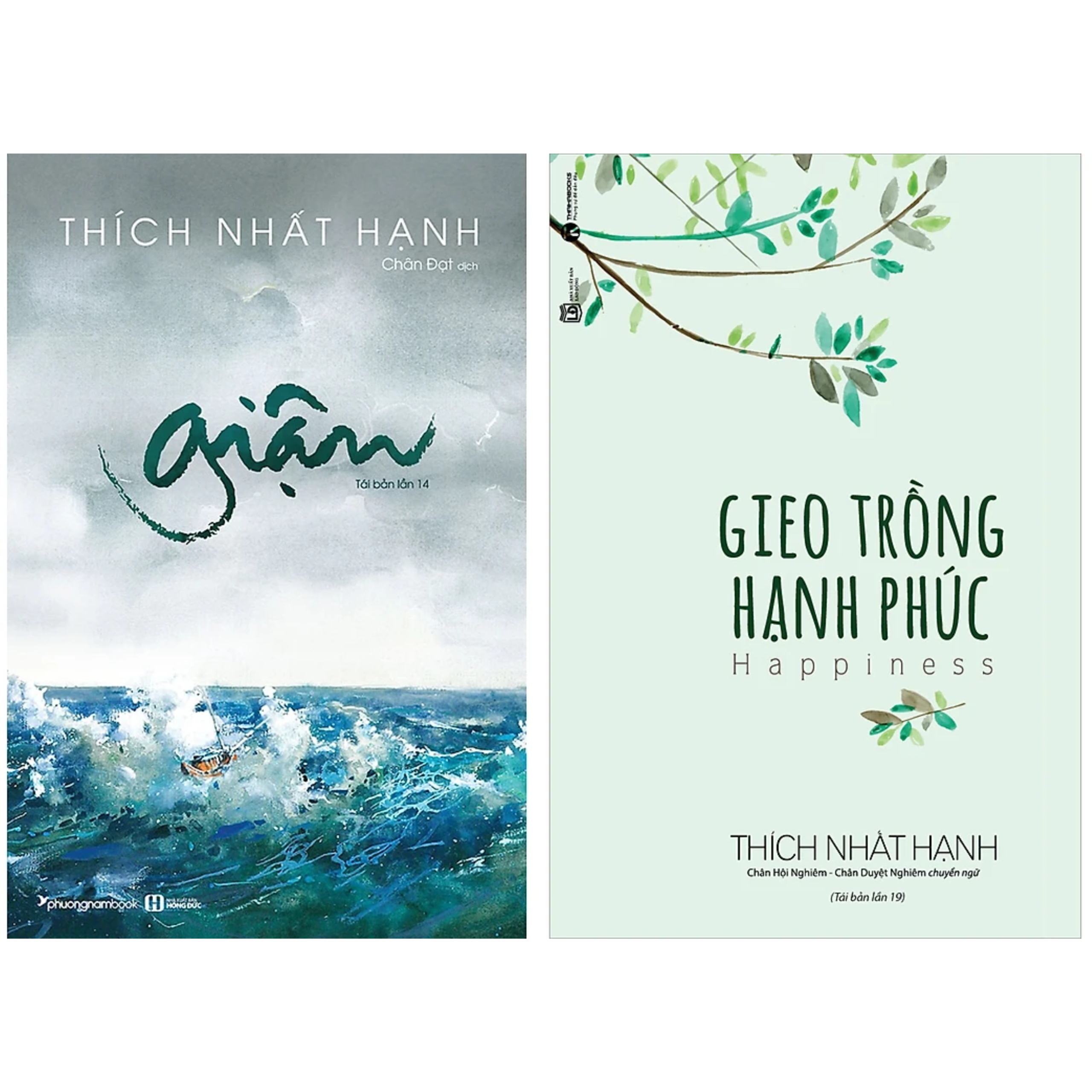 Combo 2Q: Giận - Thích Nhất Hạnh + Gieo Trồng Hạnh Phúc