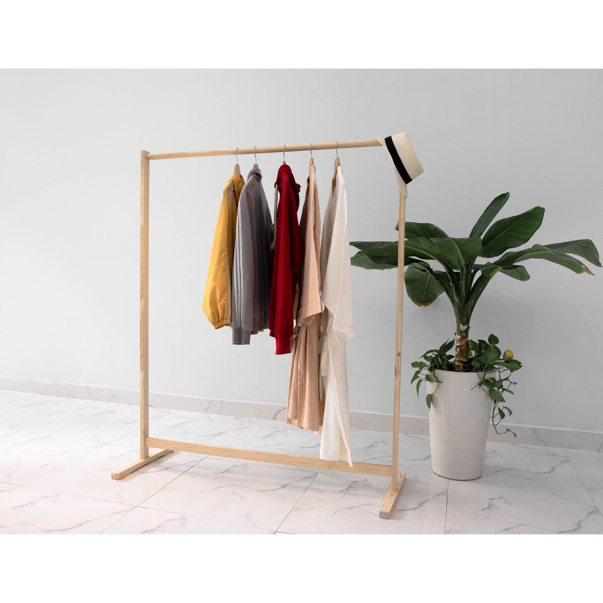 BIGSIZE 1 MÉT - GIÁ TREO QUẦN ÁO LẮP RÁP - LINE HANGER