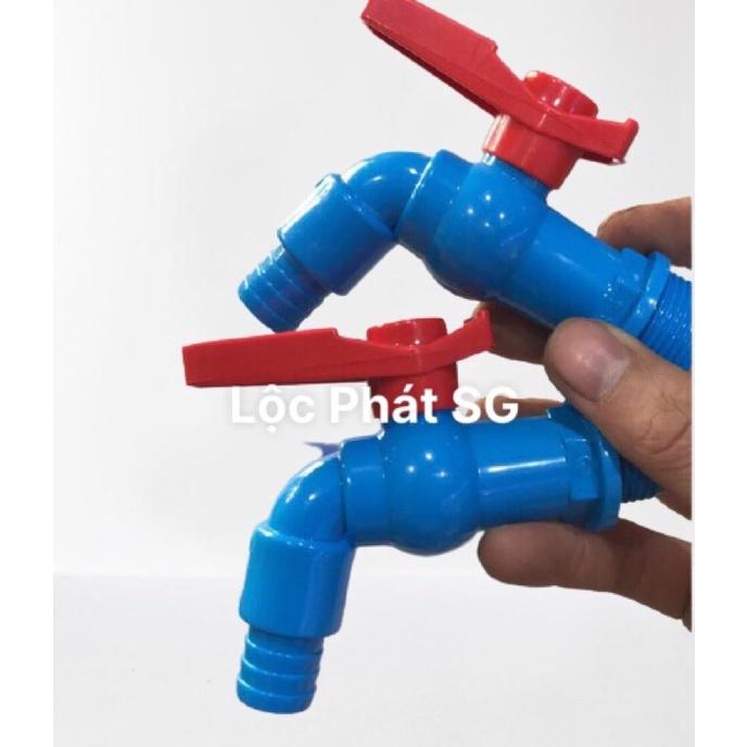 Vòi nước, vòi hồ nhựa - phi 21, 27