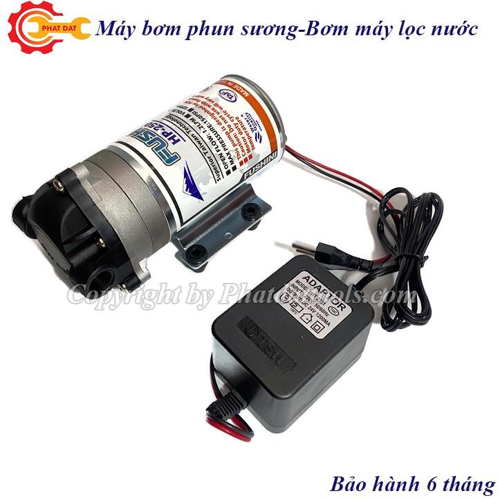 Máy bơm phun sương-Bơm tăng áp cho máy lọc nước FUSHINI HP2500 24V-Made in Taiwan