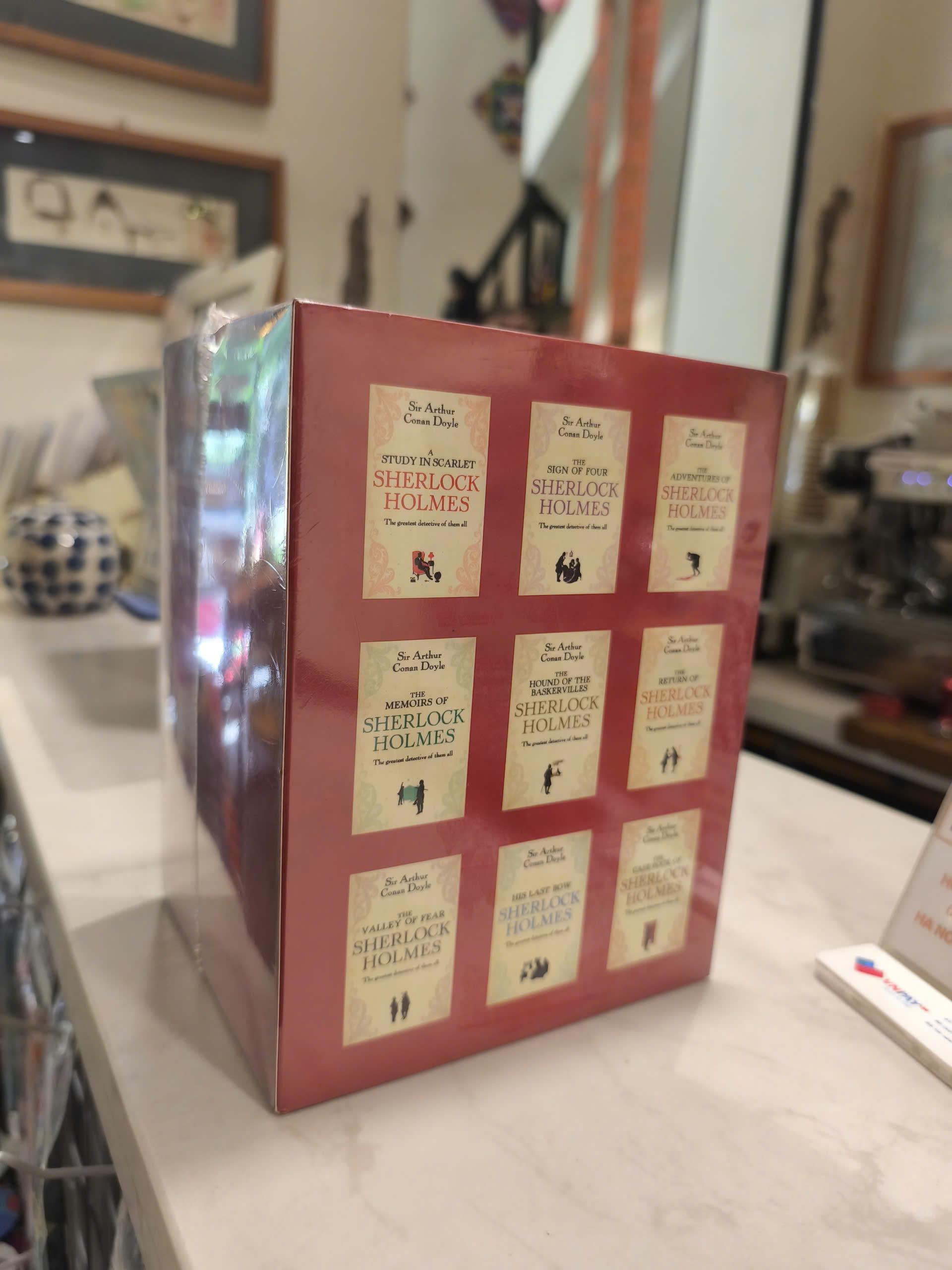 Sách - The Complete Sherlock Holmes by Arthur Conan Doyle - The complete box set collection