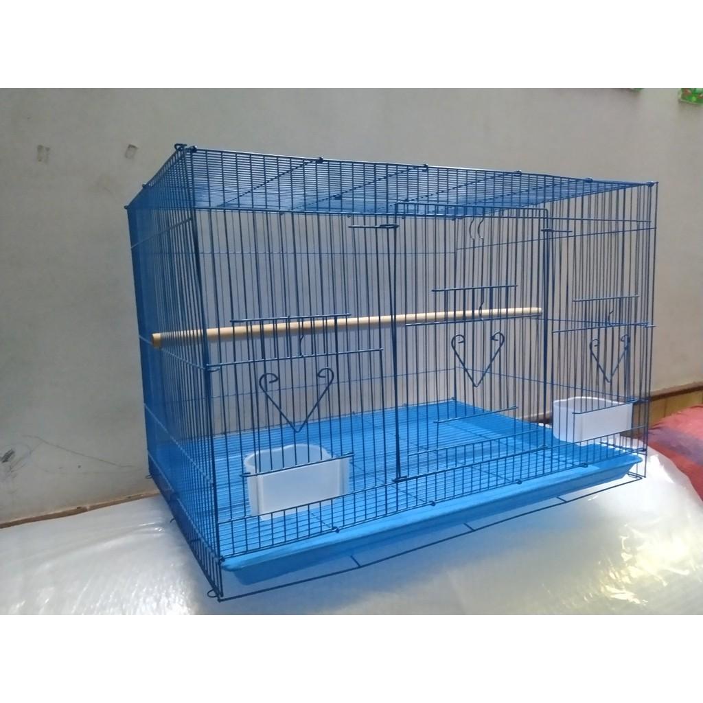 LỒNG 60x40 CHO CHIM,YẾN PHỤNG,LB,COCKATEIL (có 3 màu xanh,cam,hồng có thể thay đổi theo kho của shop)