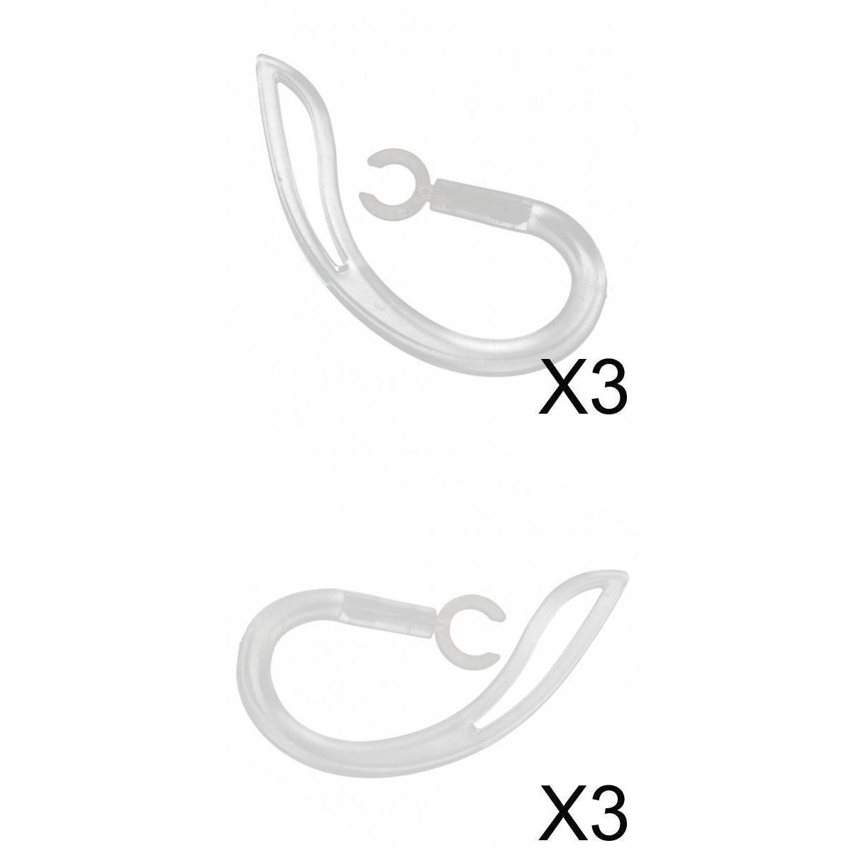 Sillicon Earhook Ear  Earloop Clip For Bluetooth Headset 6.0/7.0mm