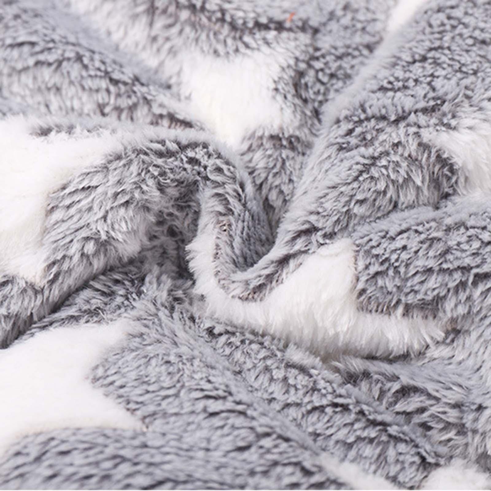 Pet Blanket Cat Sleeping Pad Flannel Throw Kennel Cushion Warm Dog Bed Mat