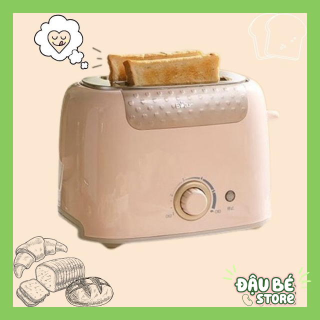 Máy Nướng Bánh Mì Bear Chính hãng DSL-601 - Kẹp nướng làm bánh mỳ Sandwich / Waffle / Bánh Quế, DAUBE - MNB002