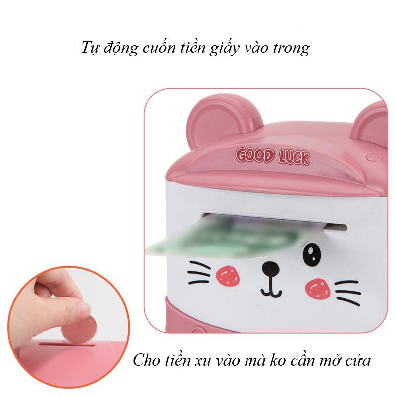 Két Vân Tay Điện Tử Mini Thông Minh Cho Bé - Đồ Chơi Két Cho Bé Trai Bé Gái