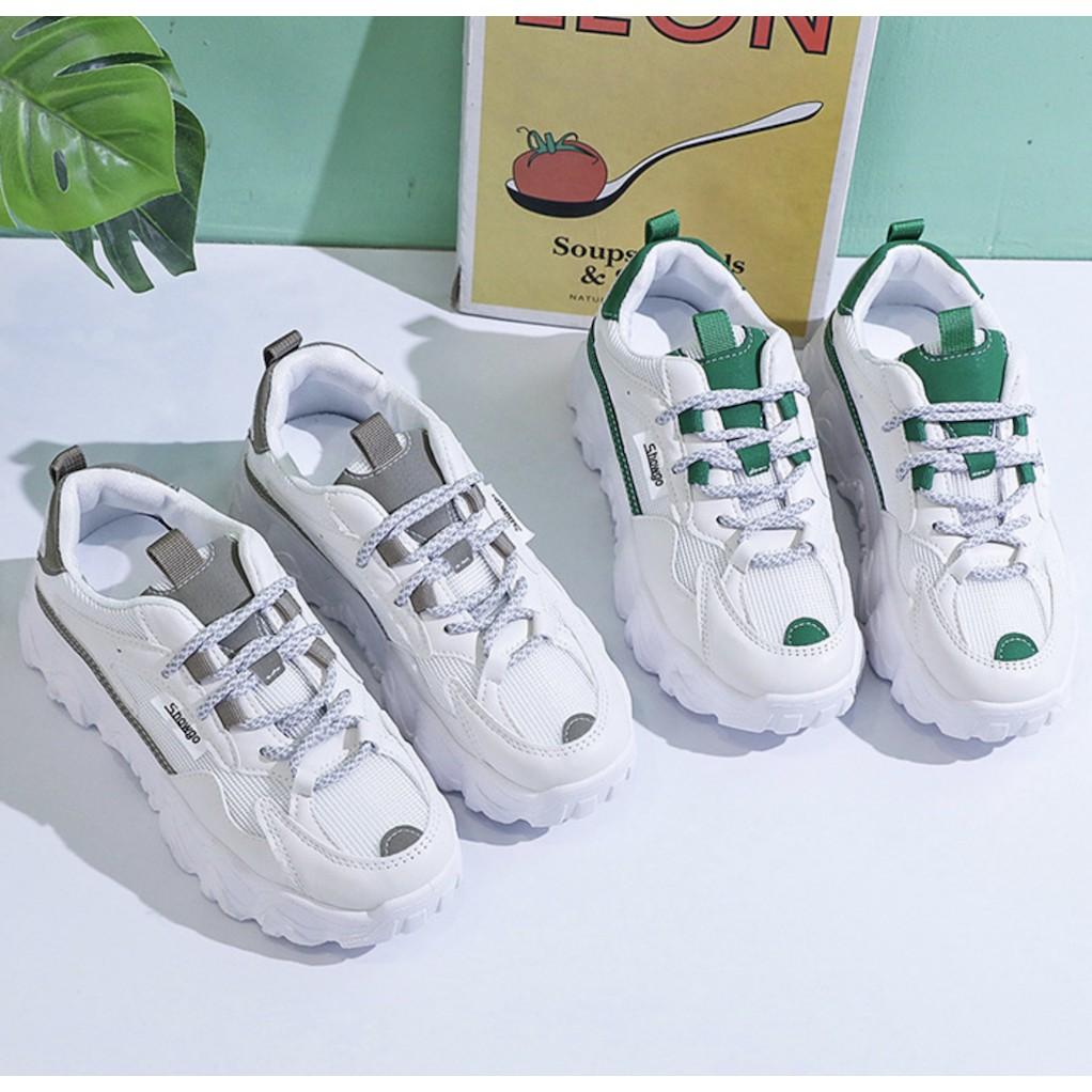 Giày thể thao sneaker nữ độn đế Sóng ShowGo