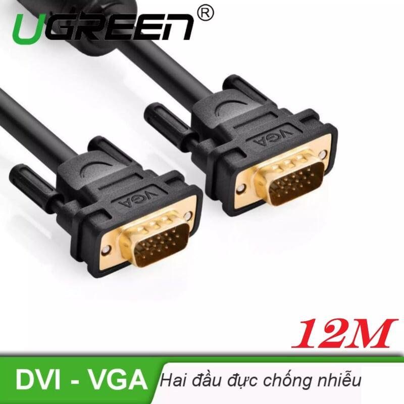 Ugreen UG11642VG101TK 12M màu Đen Cáp tín hiệu 2 đầu VGA - HÀNG CHÍNH HÃNG