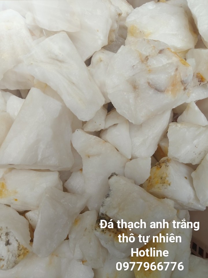 Đá Thạch Anh Trắng Thô Tự Nhiên Loại Đẹp (1 kg)