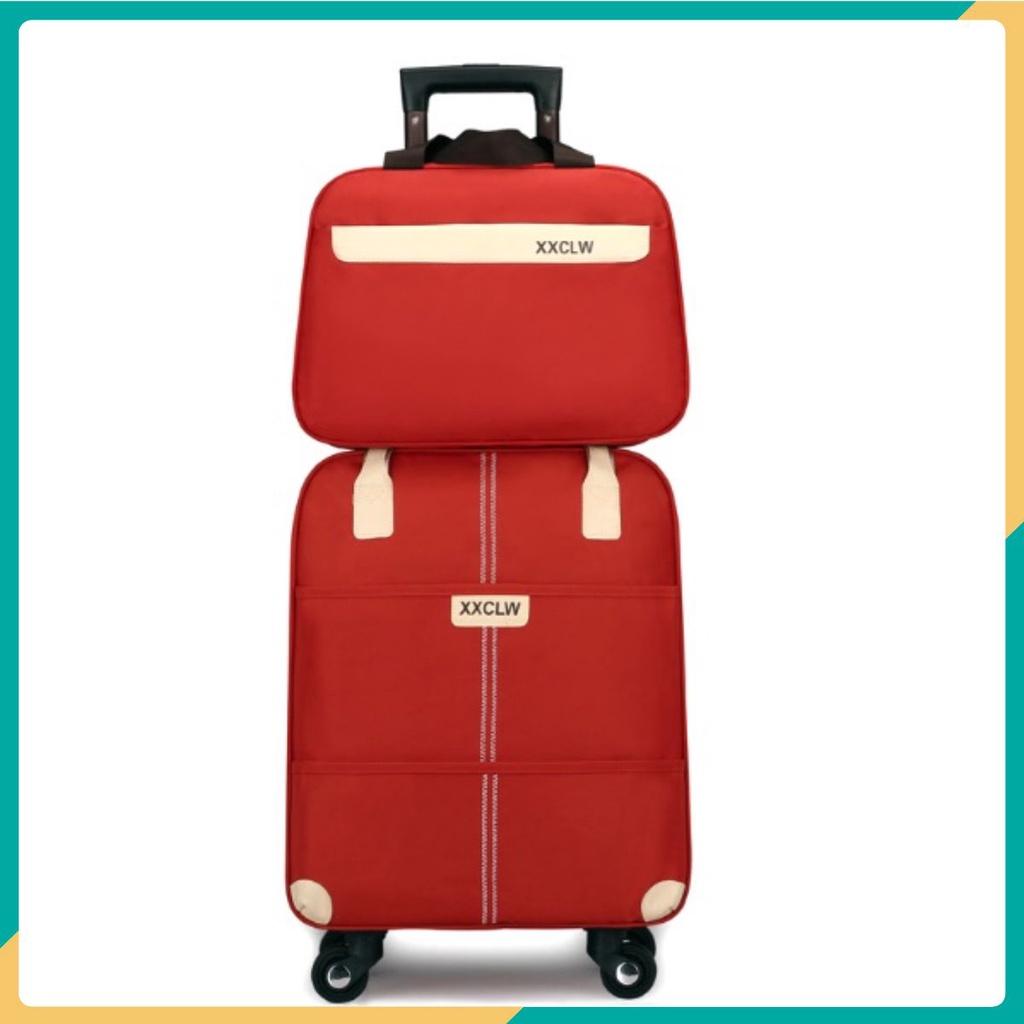 Combo Vali Và Túi Du Lịch Double Carry-On Luggage 18inch ️ FREESHIP ️