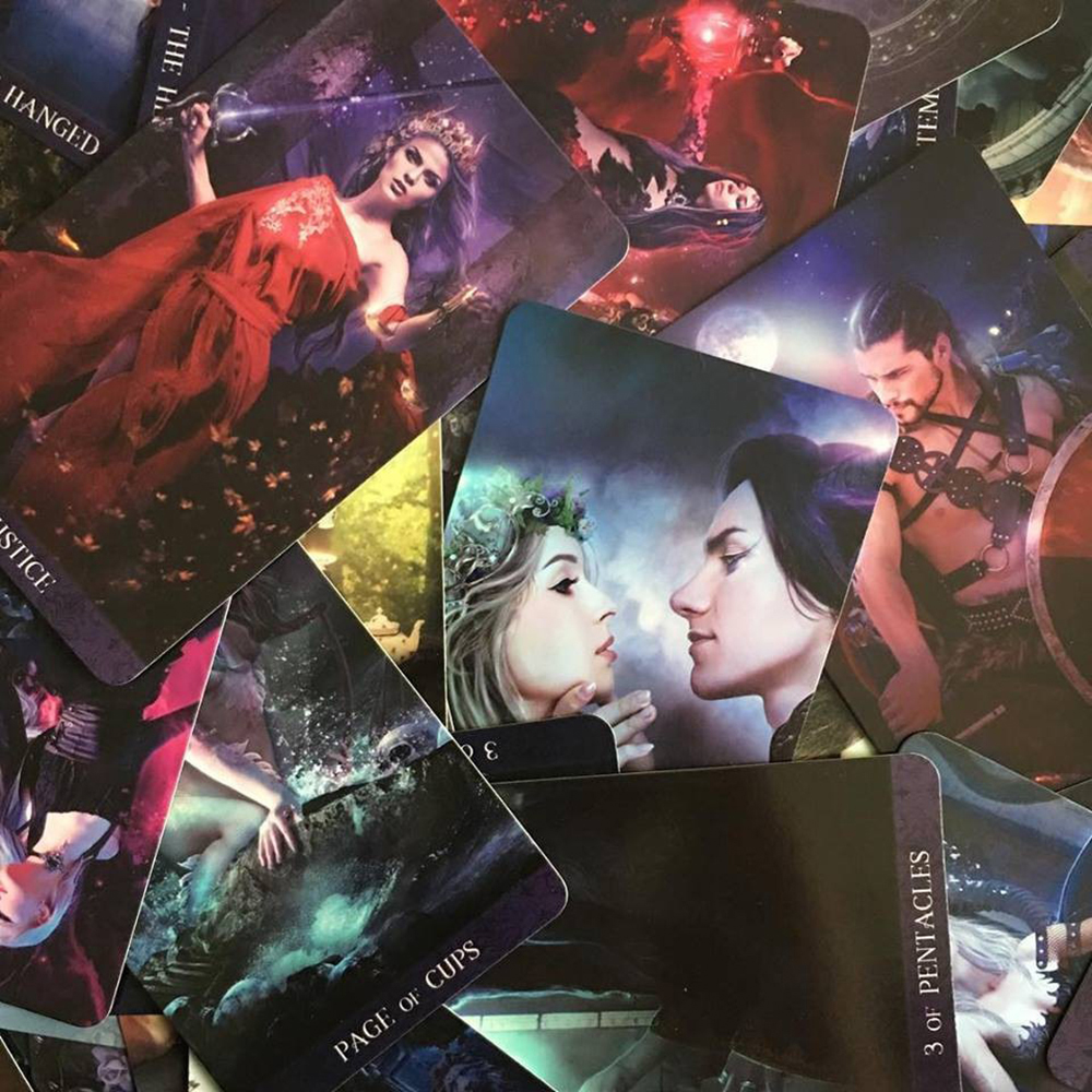 Bài Tarot De La Nuit 78 Lá Bài Và Đá Thanh Tẩy