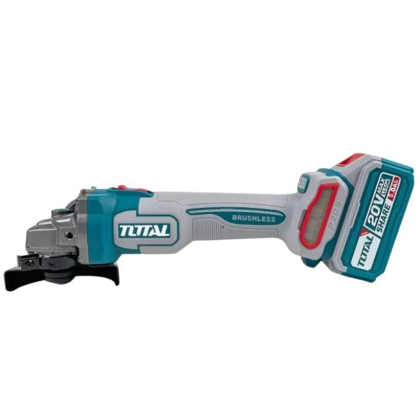 MÁY MÀI GÓC KHÔNG CHỔI THAN DÙNG PIN 20V 1200W TOTAL TAGLI2210032 - HÀNG CHÍNH HÃNG