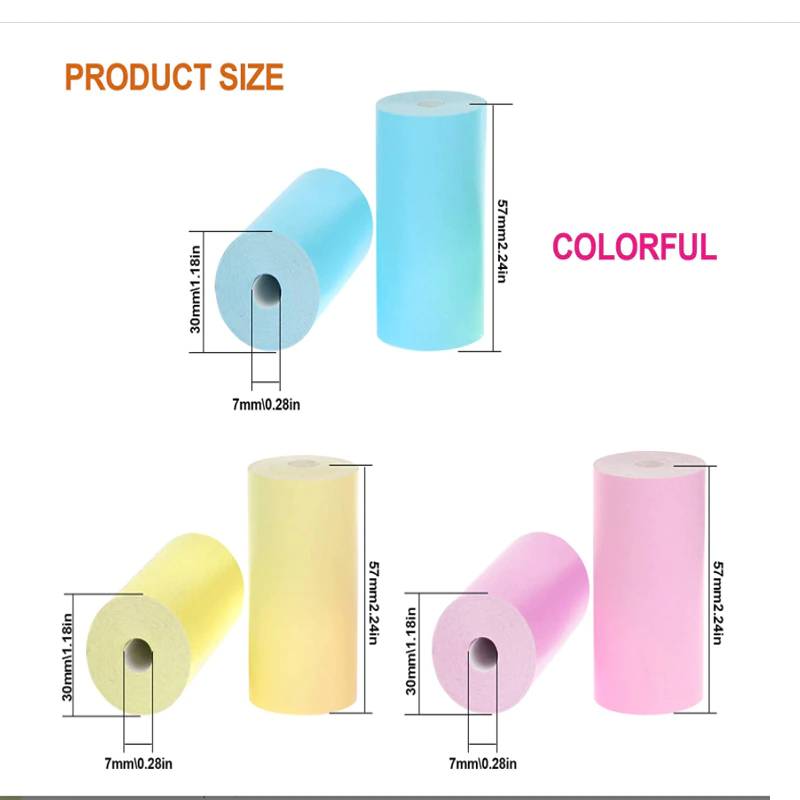 Giấy in nhiệt màu dành cho tất cả dòng máy in mini