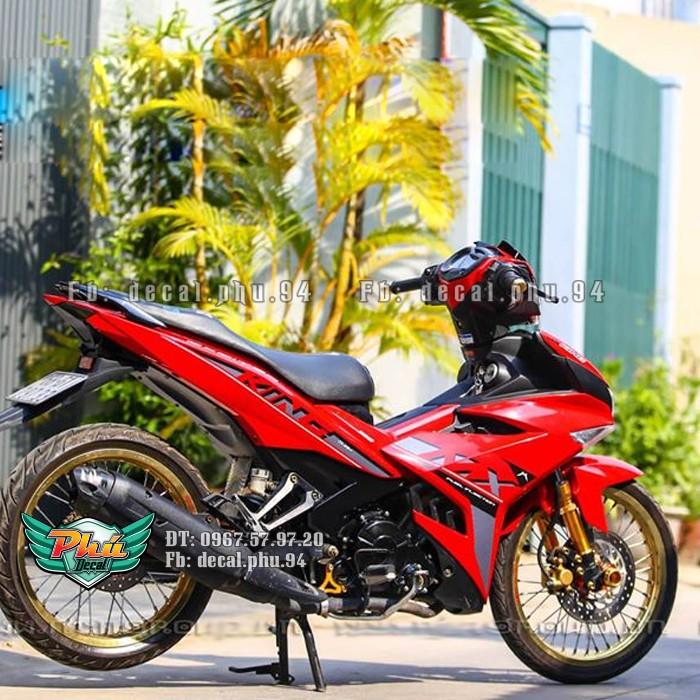Tem rời Exciter 150 MX KING đỏ