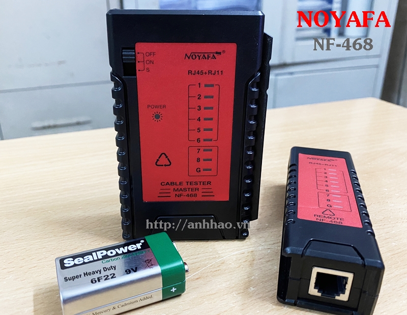 Máy test mạng Noyafa NF-468 - Hàng nhập khẩu chính hãng