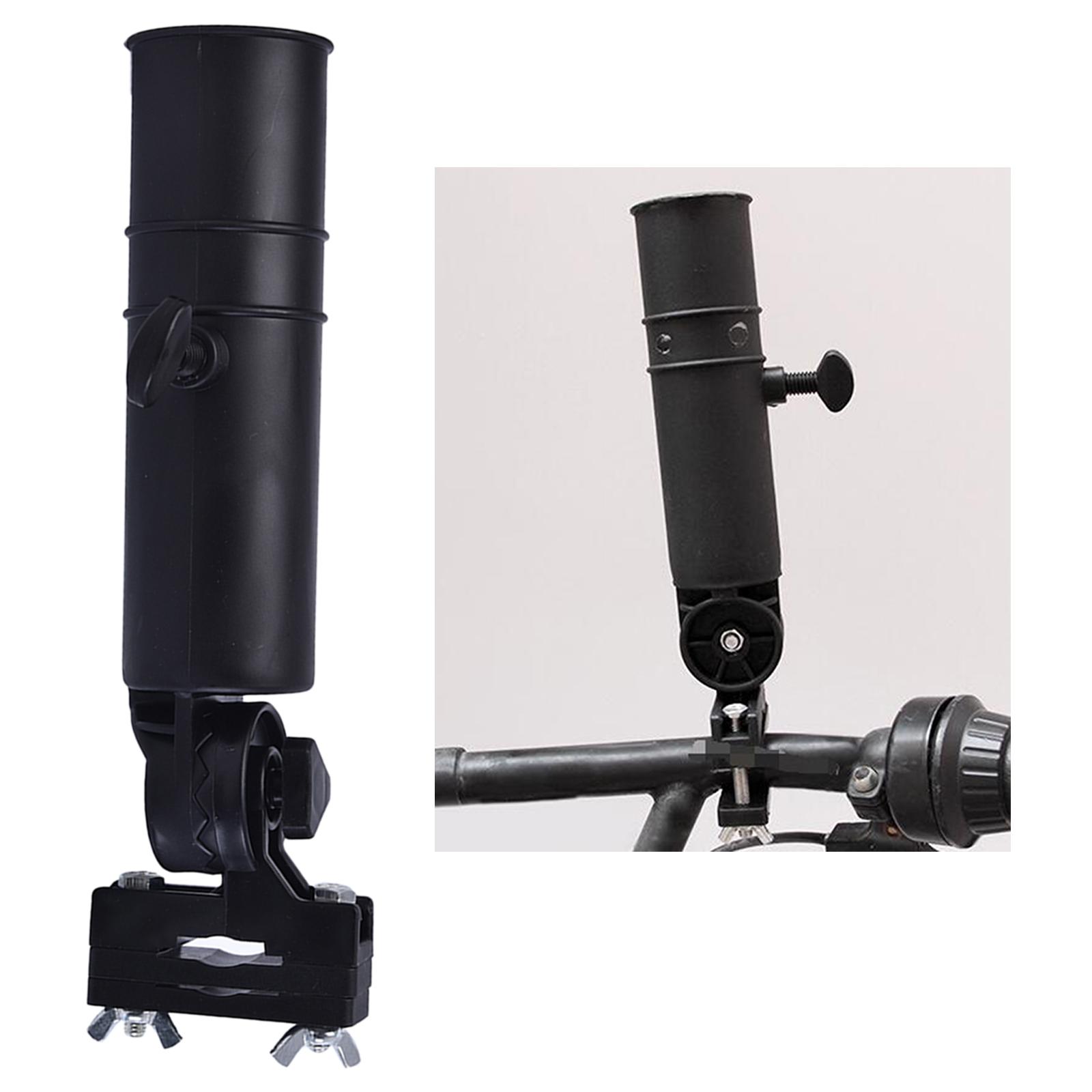 Golf Trolley Umbrella Holder Universal Golf Cart Umbrella Stand Mount for Golf Cart Handles, Plastic