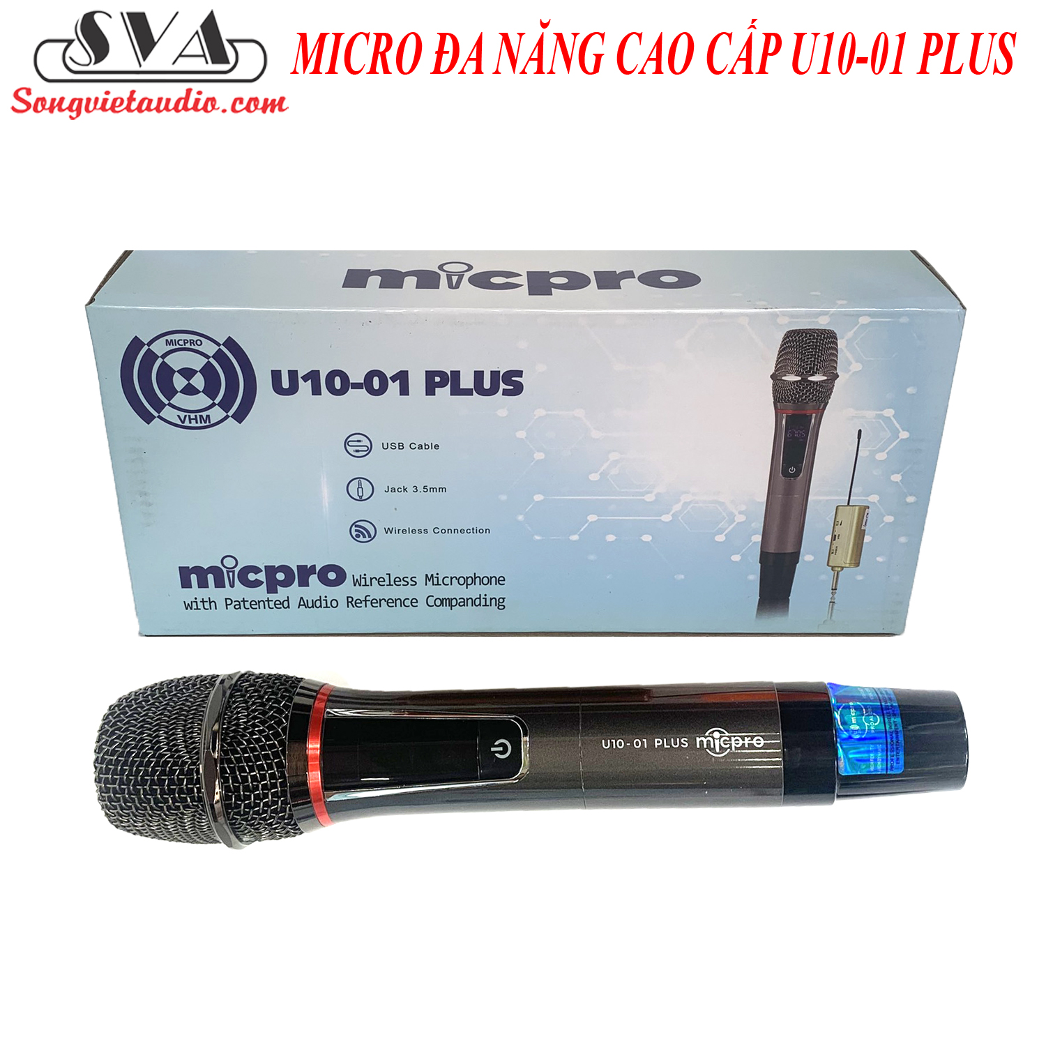 MICRO KHÔNG DÂY ĐA NĂNG CAO CẤP U10-01 PLUS