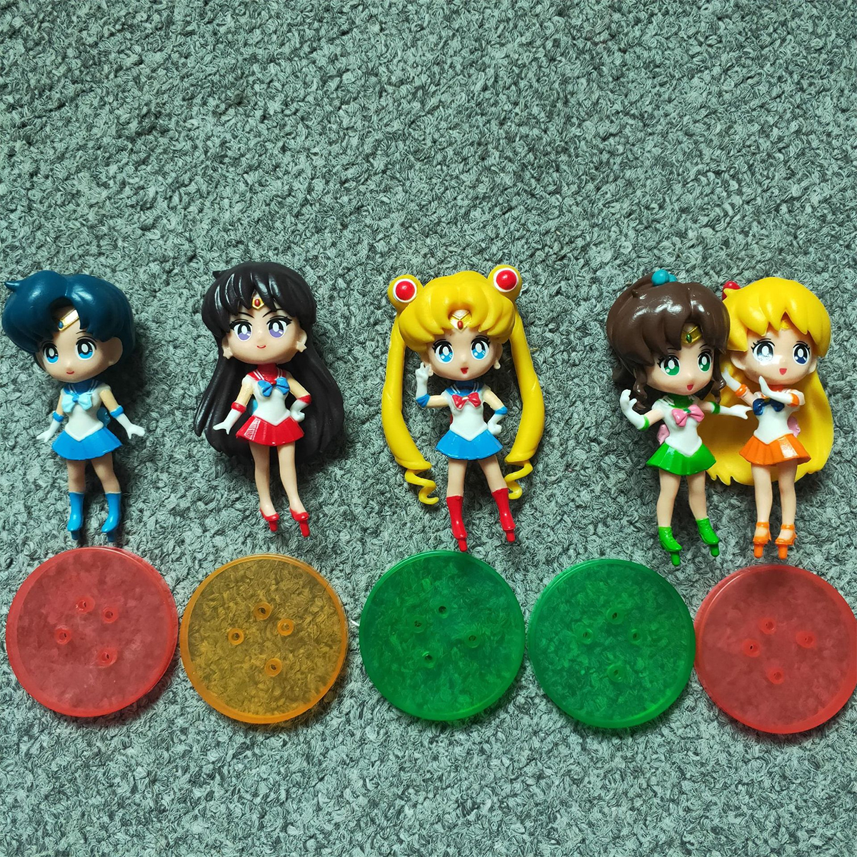 Bộ 05 Mô hình Thủy thủ Mặt Trăng - Sailor Moon cao 8.5 cm