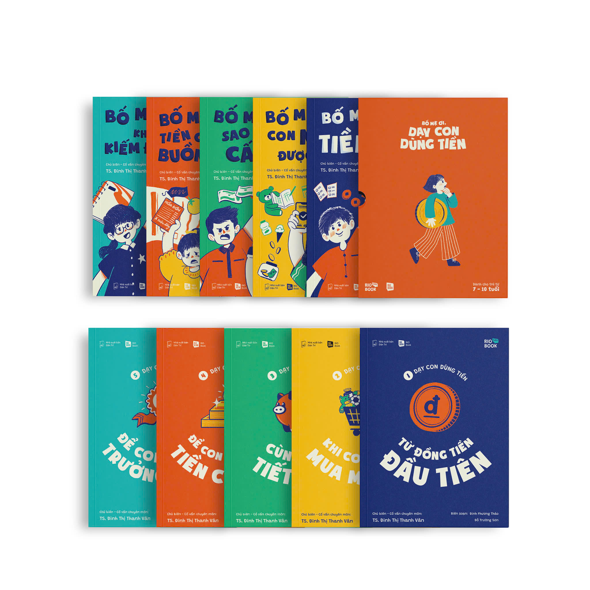Bộ sách RIO Book KIDS: Bố mẹ ơi, dạy con dùng tiền