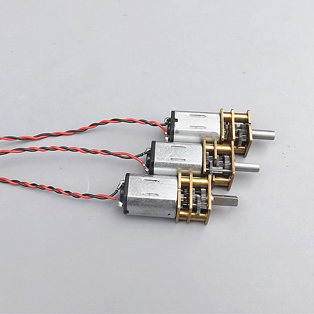 Động cơ motor mini mô tơ giảm tốc N20 trục dài 8mm - DC3V-6V - bánh răng thép cực bền - LK0017