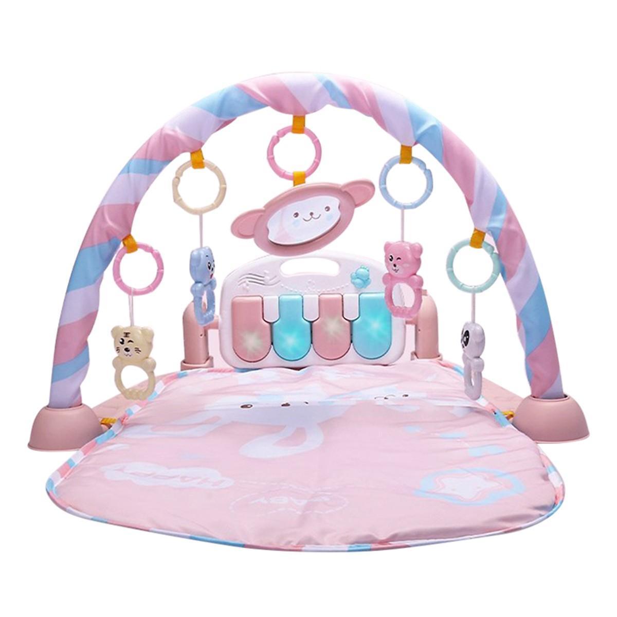 Thảm Nằm Chơi Cho Bé Có Nhac Loại Đẹp( Mầu Ngẫu Nhiên ) - CH Hương Thị Miễn Phí Vận Chuyển