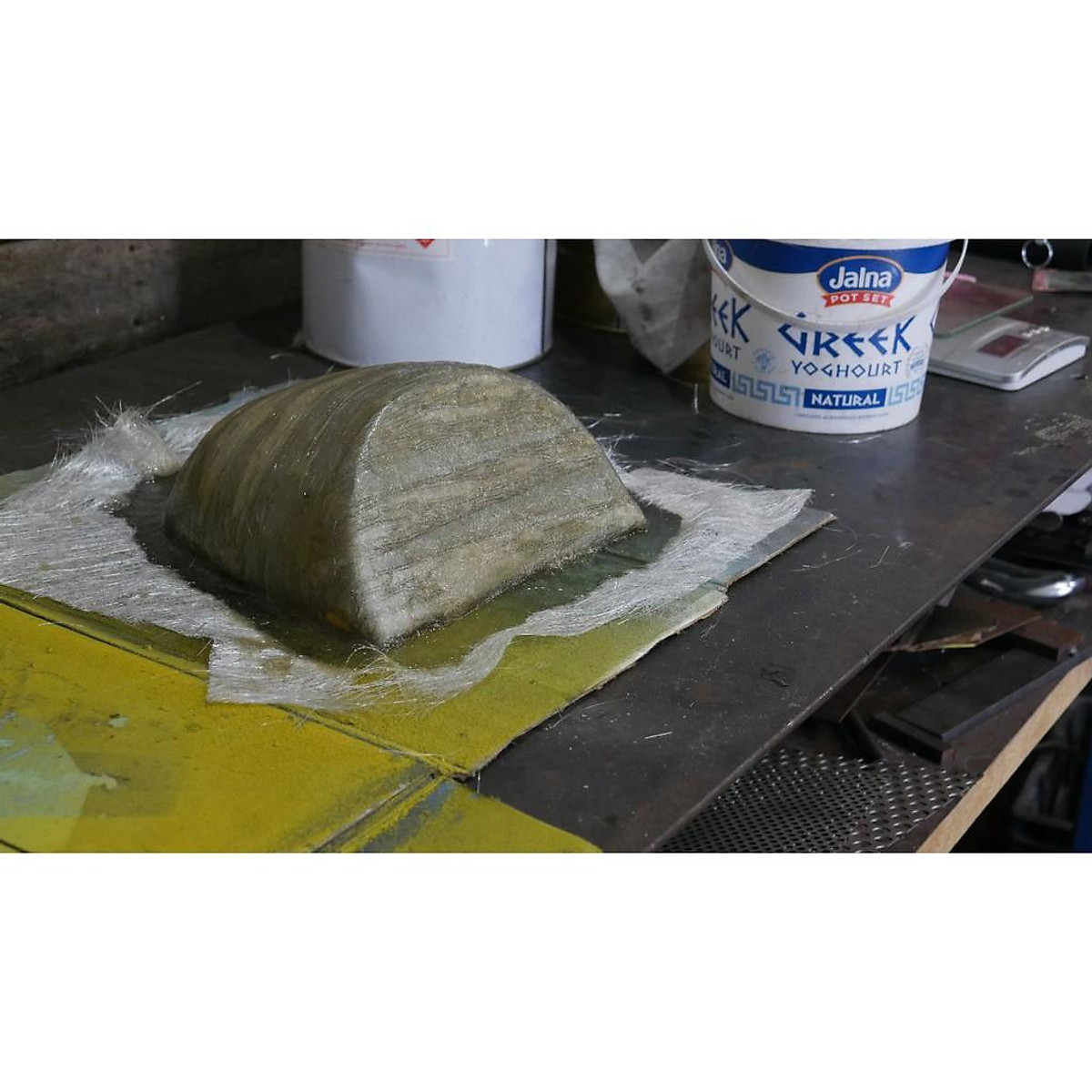 Combo Keo Polyester Resin Và Sợi Thủy Tinh Dùng Đúc Tượng, Làm Khuôn Mẫu, Dàn Nhựa, Độ Yên Xe, Cano.