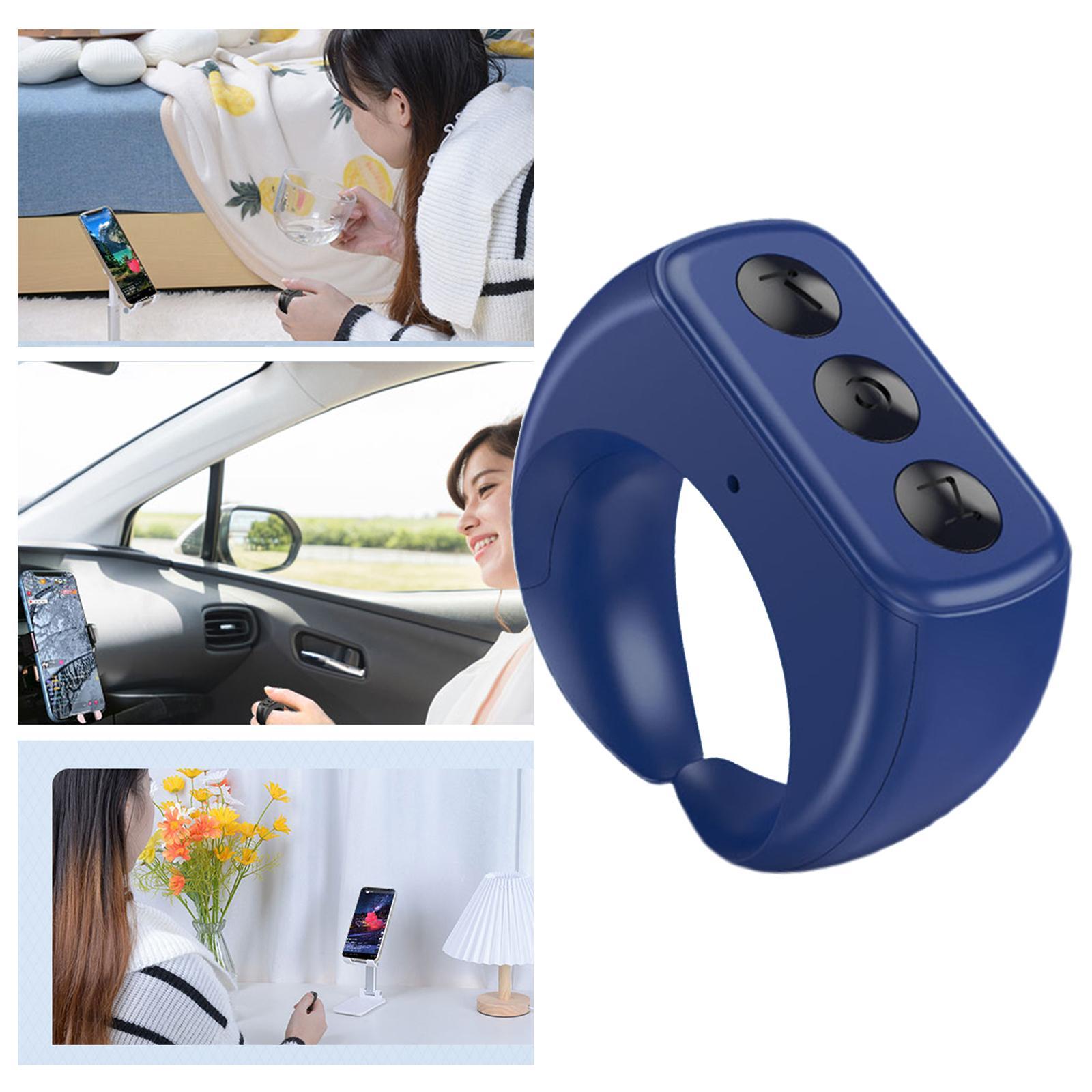 Cellphone Remote Shutter Bluetooth 4.2 Selfie Button Clicker for Android Cell Phone