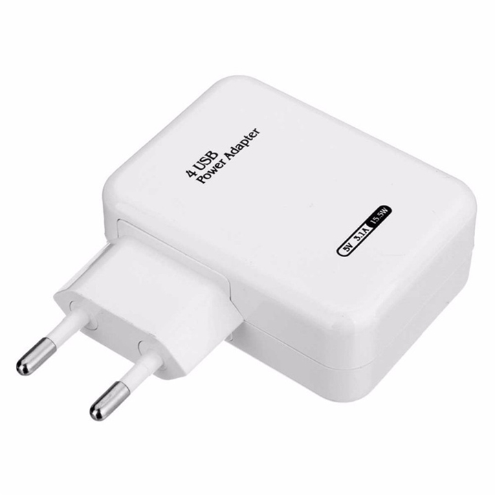 Củ Sạc Nhanh 4 Cổng USB