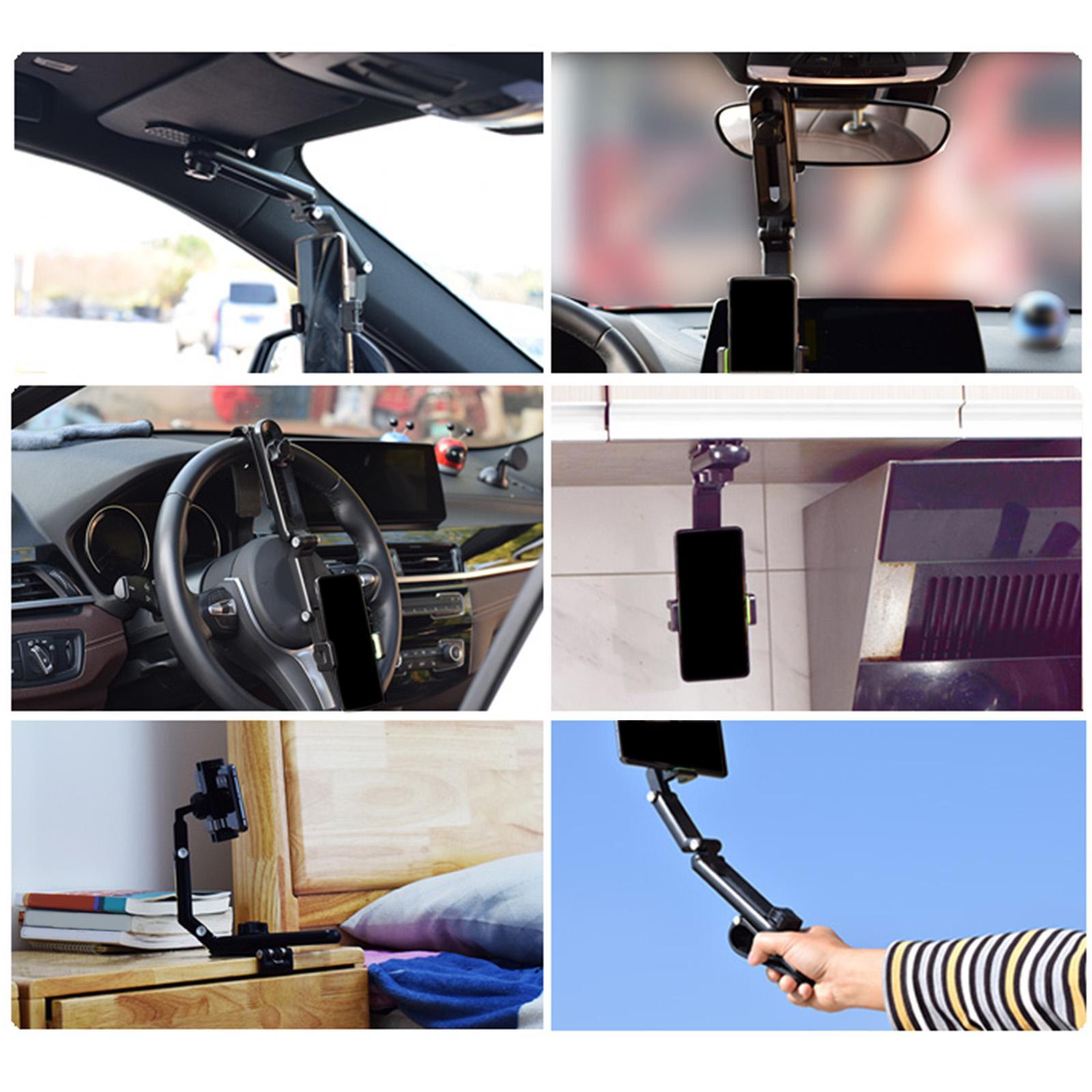 Car Universal Cell Phone Holder GPS Navigation Bracket Cradle Selfie Stick