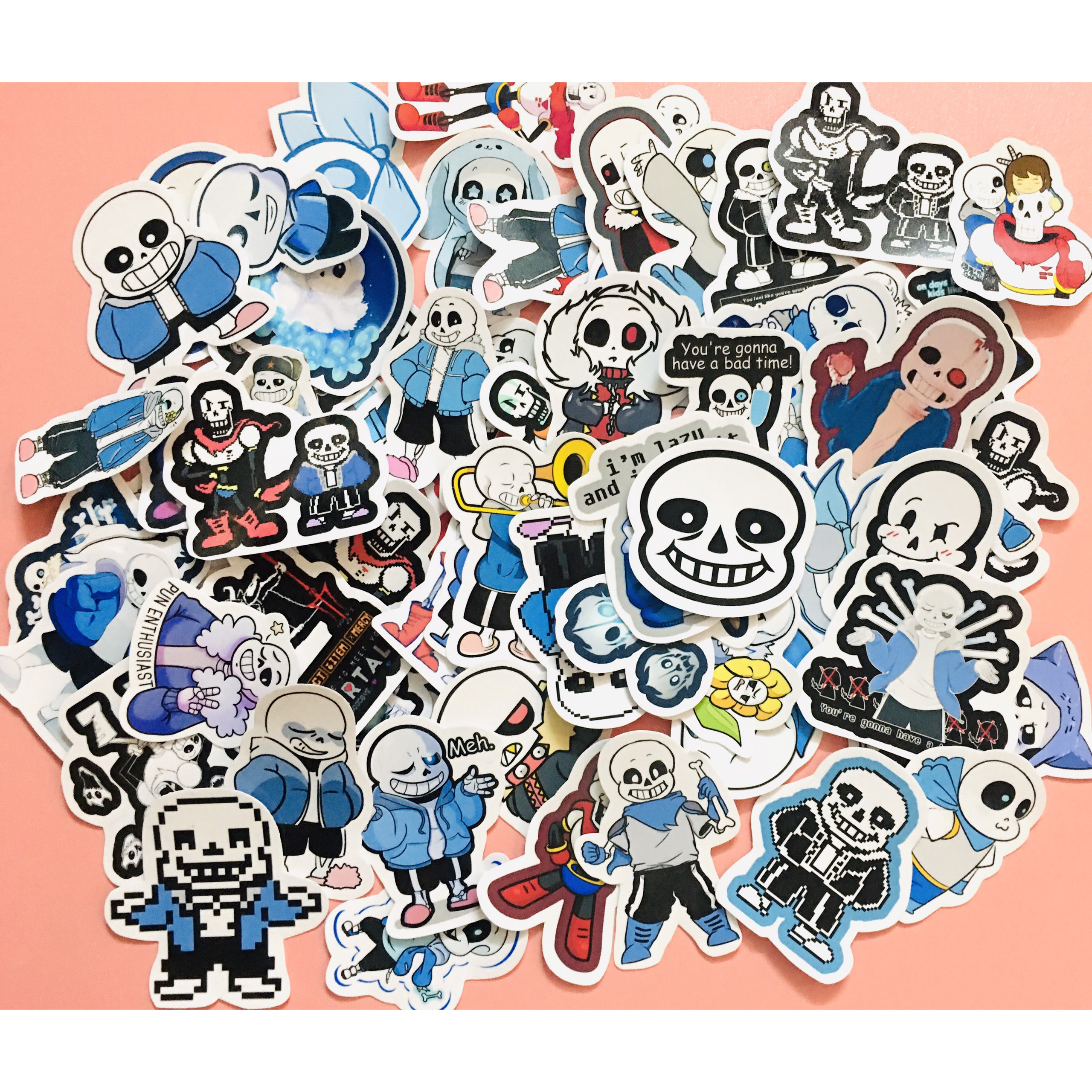 Set 30 Sticker Sans Undertale