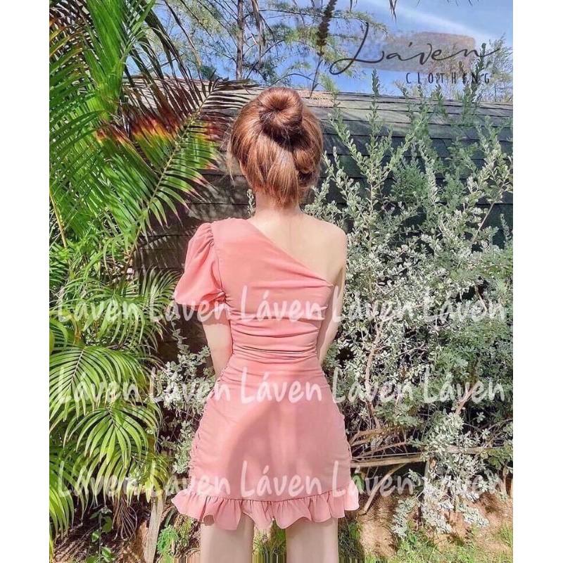 Đầm đuôi cá lệch vai