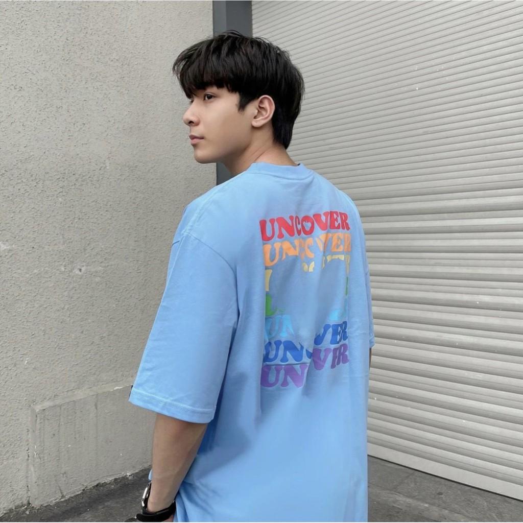 Áo Thun Local Brand Uncover 7 Màu Nam Nữ Tay Lỡ Oversize Unisex Full Mạc