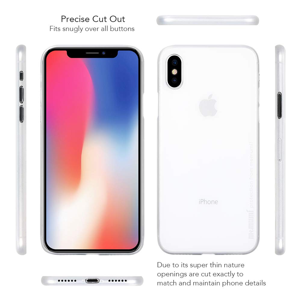 Ốp lưng Memumi siêu mỏng 0.3 mm cho iPhone XS Max- Hàng nhập khẩu