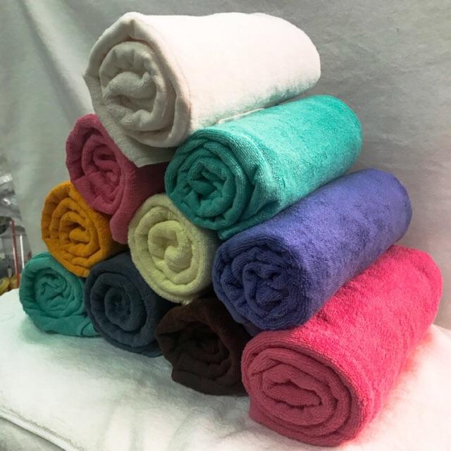 Khăn tắm xuất Nhật kt 70x140cm khăn bông chất cotton 100% hàng xuất dư, không phai màu, không xù lông, thấm hút cực tốt