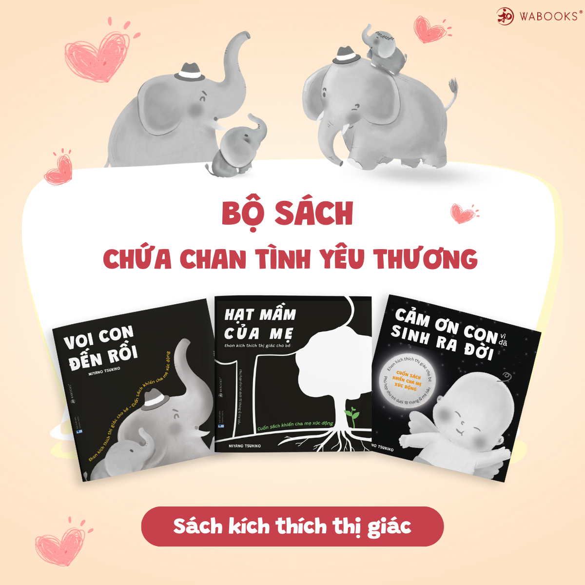 Sách Ehon - Combo 9 cuốn Moi moi, Cảm ơn con, Buồn ngủ - Cho bé từ 0-2 tuổi