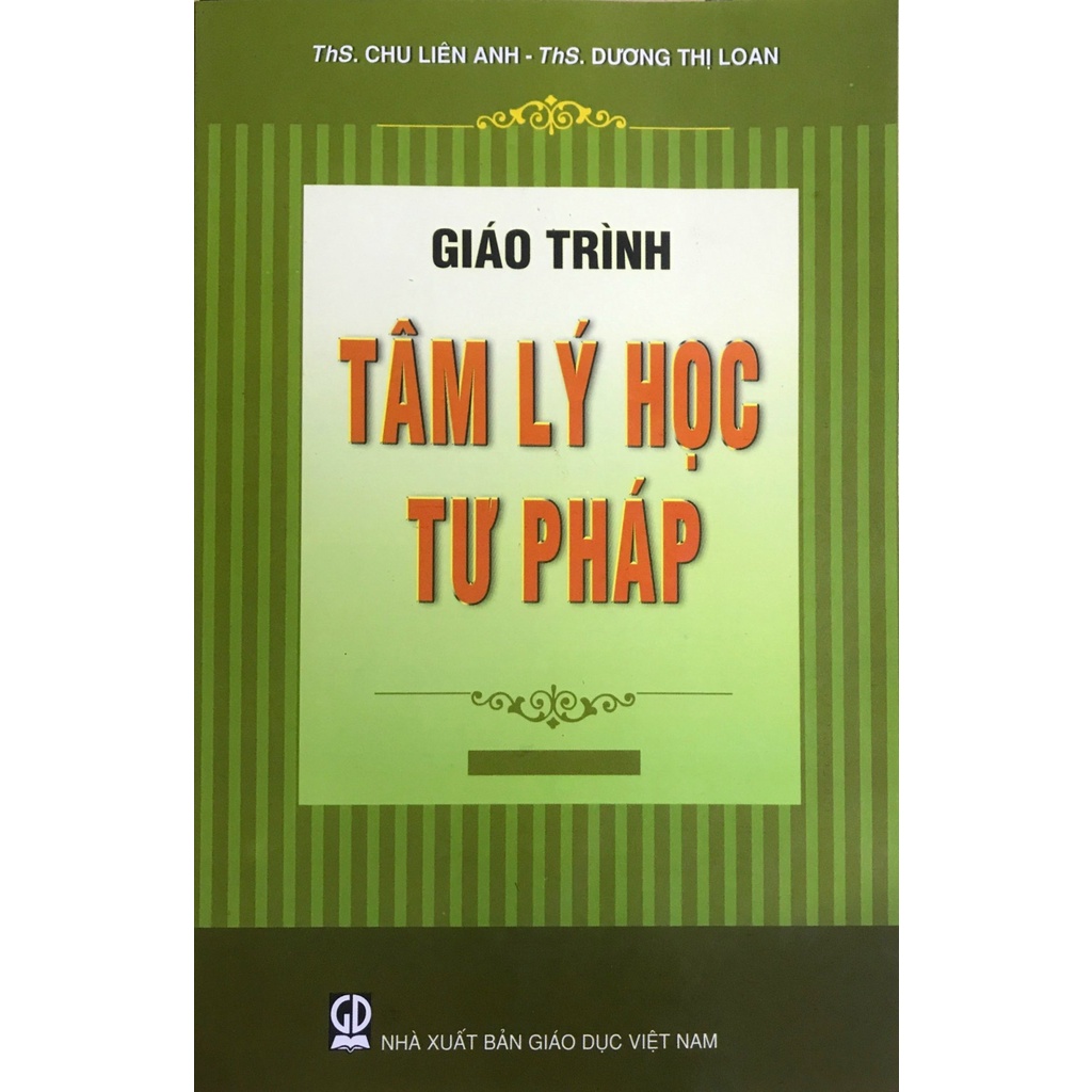 Giáo Trình Tâm Lý Học Tư Pháp