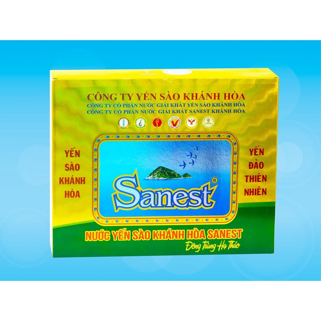 Nước Yến sào Khánh Hòa Sanest Đông trùng hạ thảo đóng lọ 70ml - 005