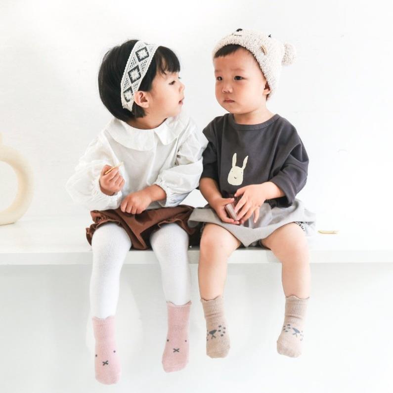 TV2a 0-5Tuổi Tất vớ chống trượt trẻ sơ sinh, bé trai, bé gái (cao cấp nemo baby) Quần áo trẻ em