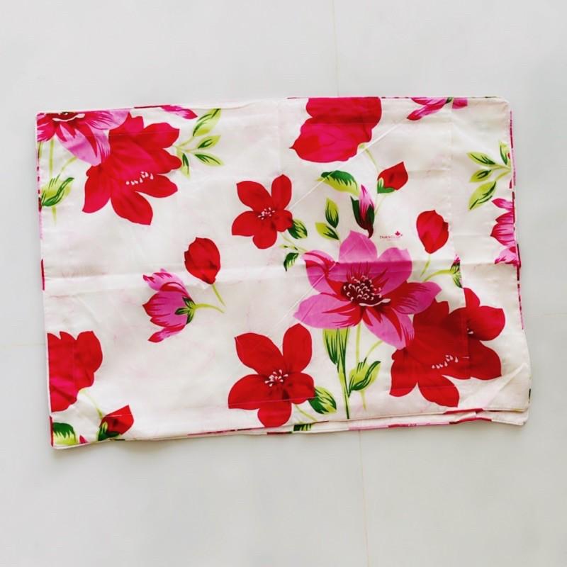 2 Bao Gối Cotton 40x60 cm Không Khoá Kéo Vỏ Gối Chất Lượng