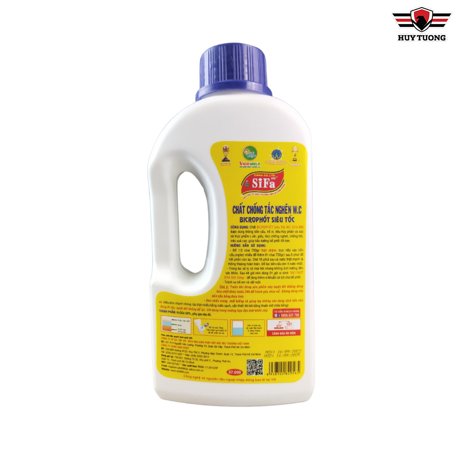 Chất Thông Tắc Cầu WC Chống Hôi Siêu Tốc 5 Phút (700g)