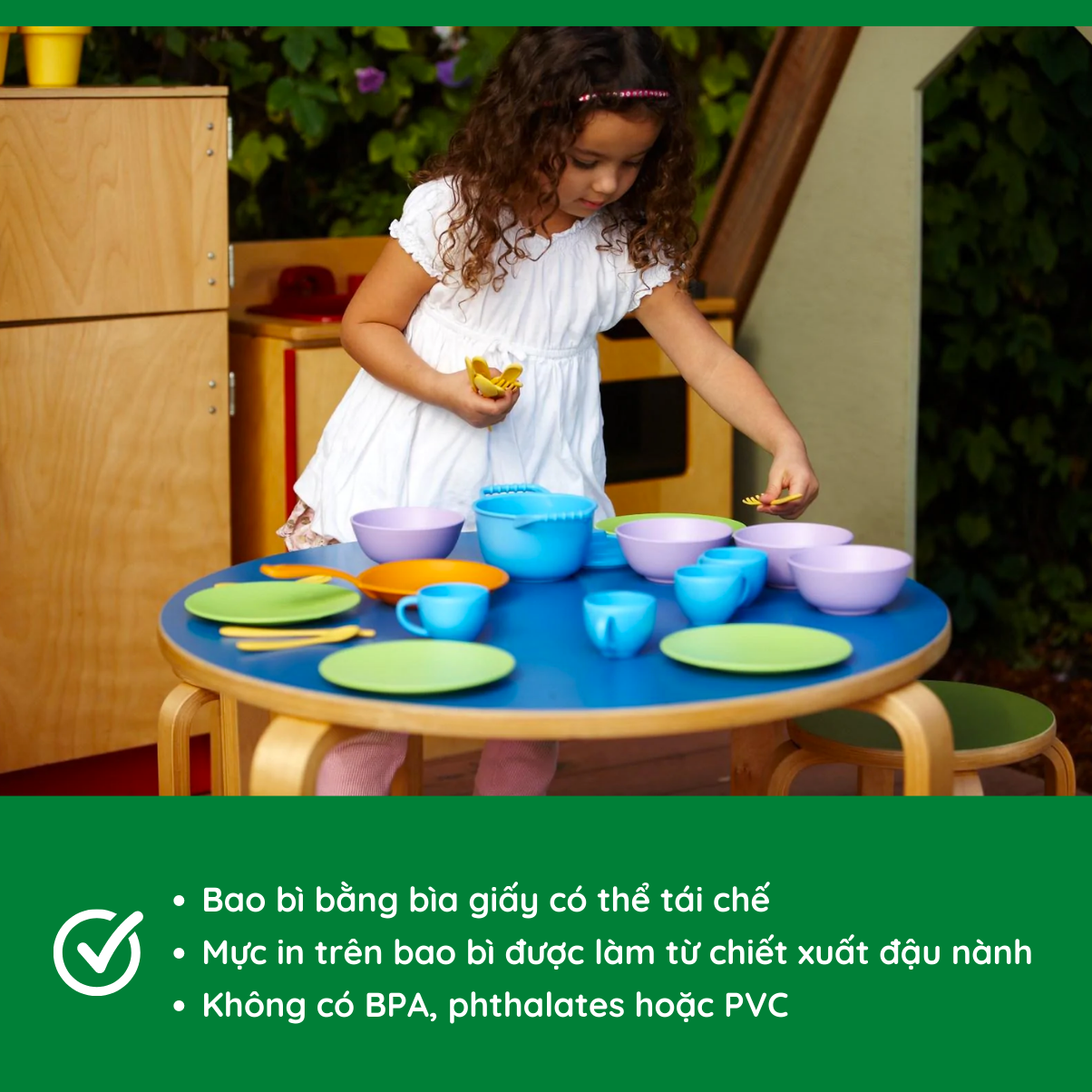 Bộ Đồ Chơi Đồ Dùng Nấu Nướng &amp; Ăn Uống Green Toys Cho Bé Từ 2 Tuổi