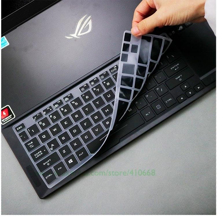 Ốp bàn phím dành cho laptop Asus Rog Zephyrus GX501G - Miếng, tấm silicon bảo vệ che, phủ, đậy, lót bàn phím